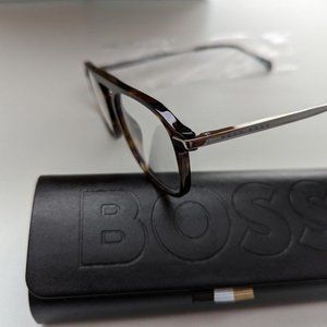 New Hugo Boss Eyeglass Frame Model 1092-0086 Dark Havana